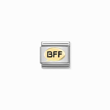 Nomination Gold BFF in Speech Bubble Composable Charm
